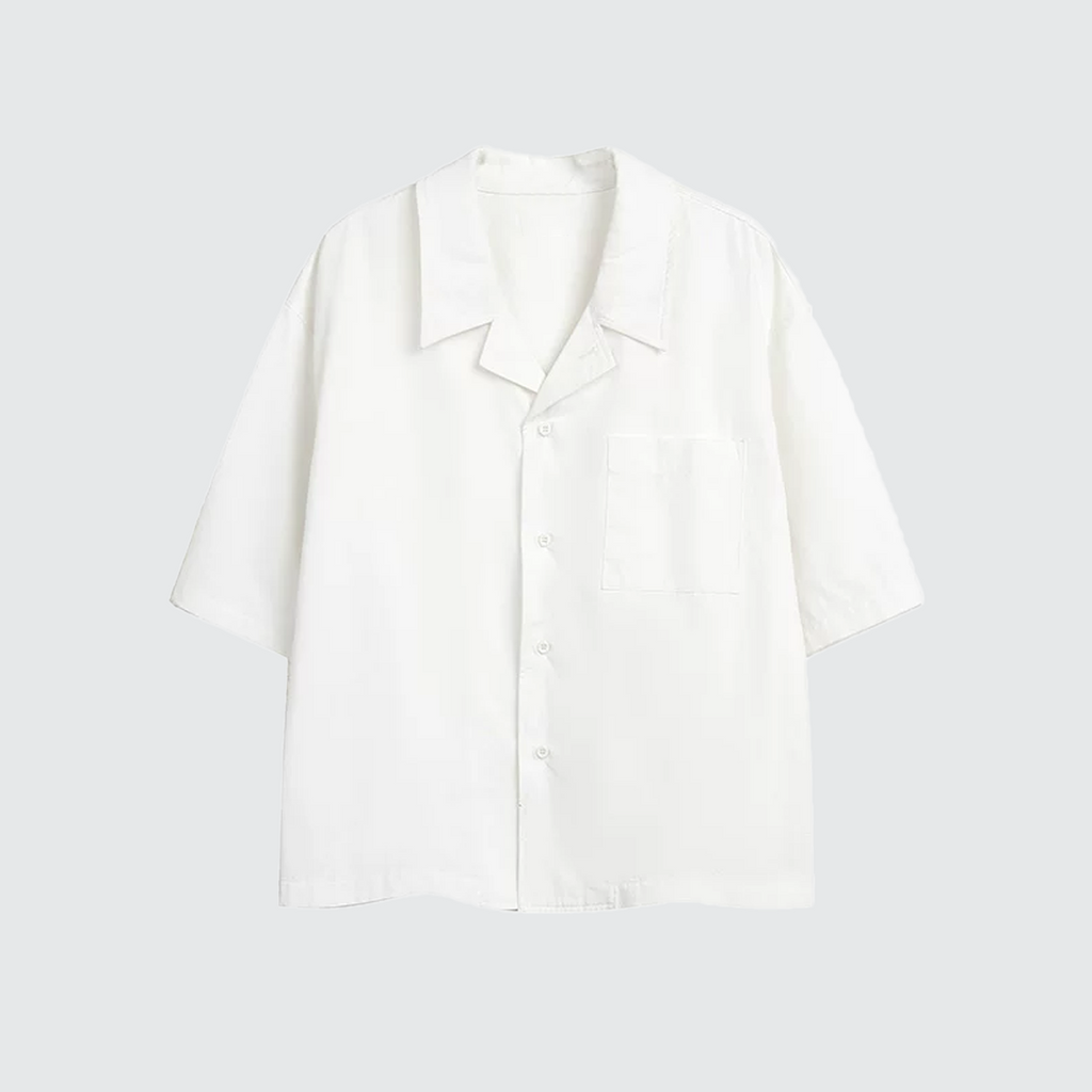 Men's Clean Fit Cotton Cuban Collar T-Shirt