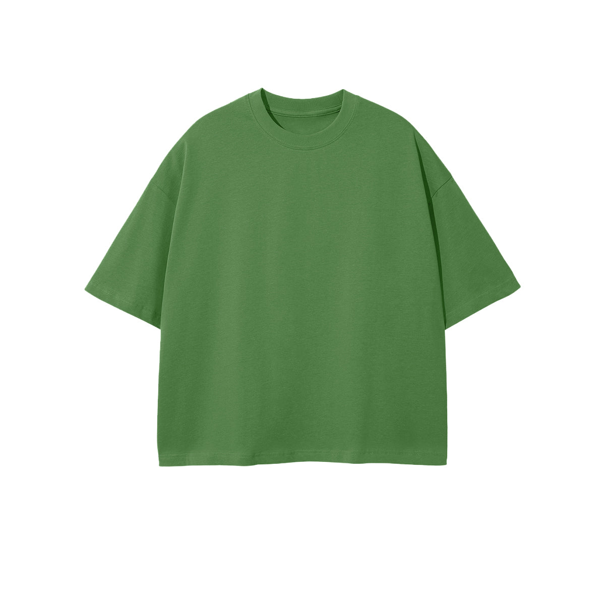 Unisex Heavyweight 100% Combed Cotton Cropped Oversized T-Shirt (250GSM)