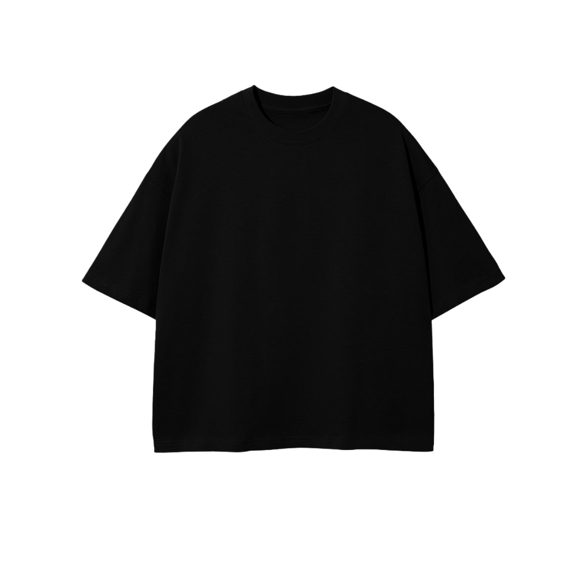Unisex Heavyweight 100% Combed Cotton Cropped Oversized T-Shirt (250GSM)