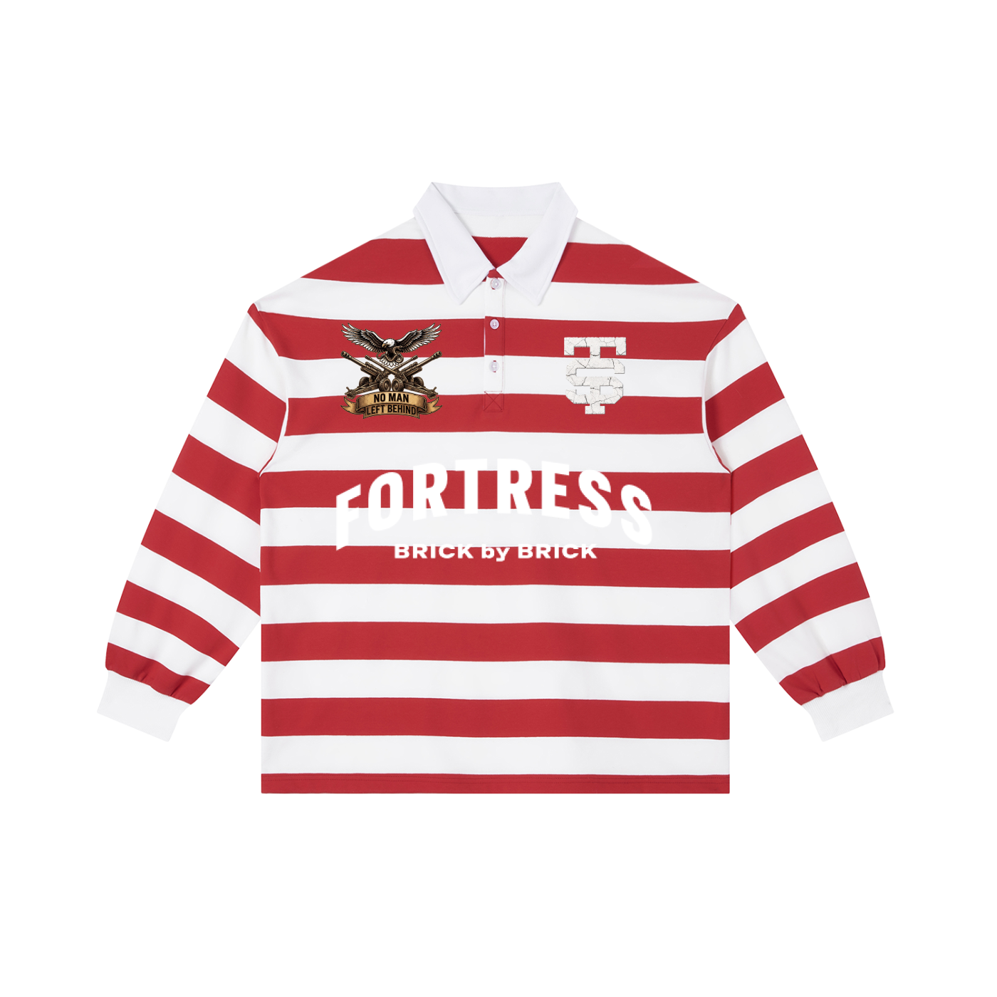 Color Block Stripe Polo Shirt