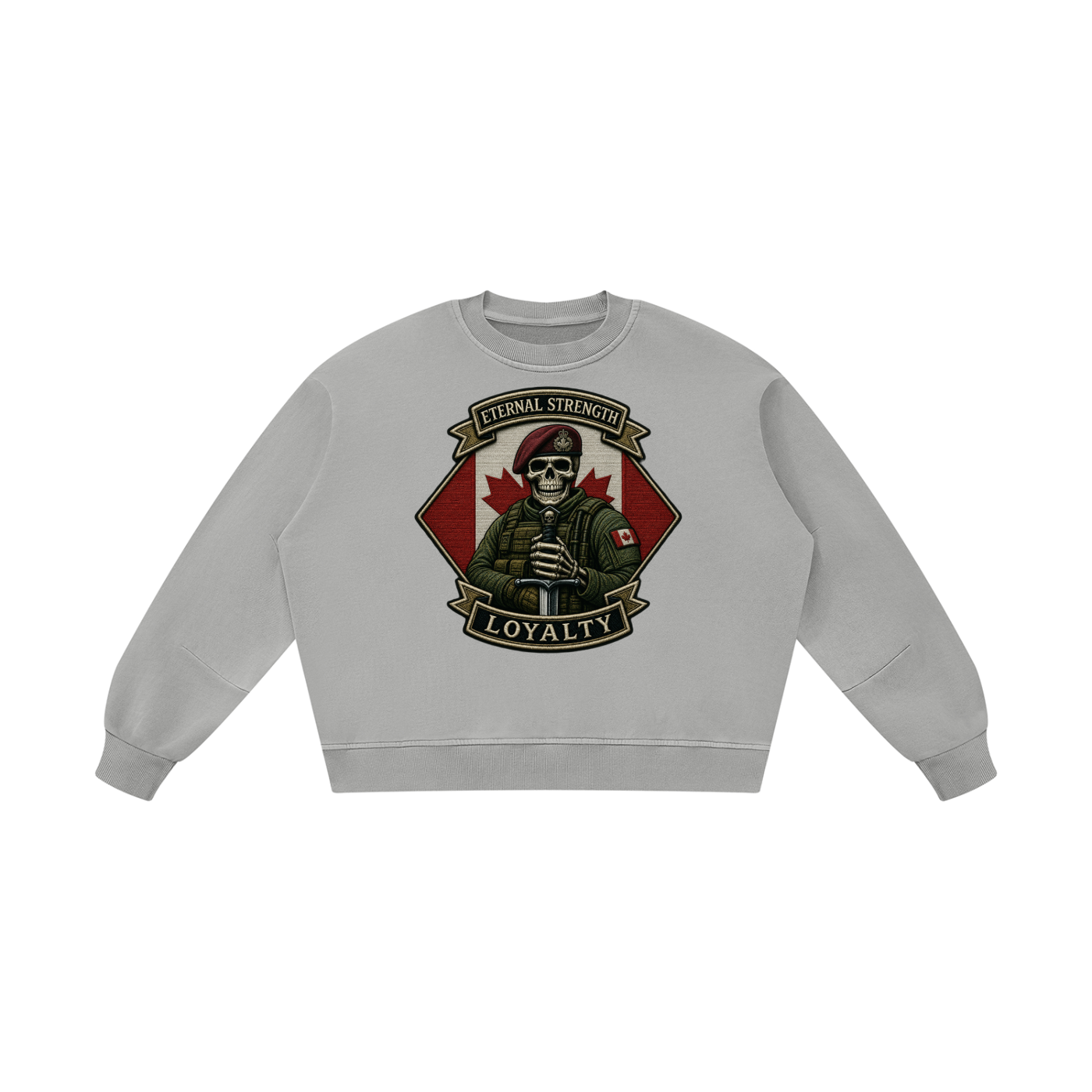 Unisex Boxy Vintage Washed Sweatshirt