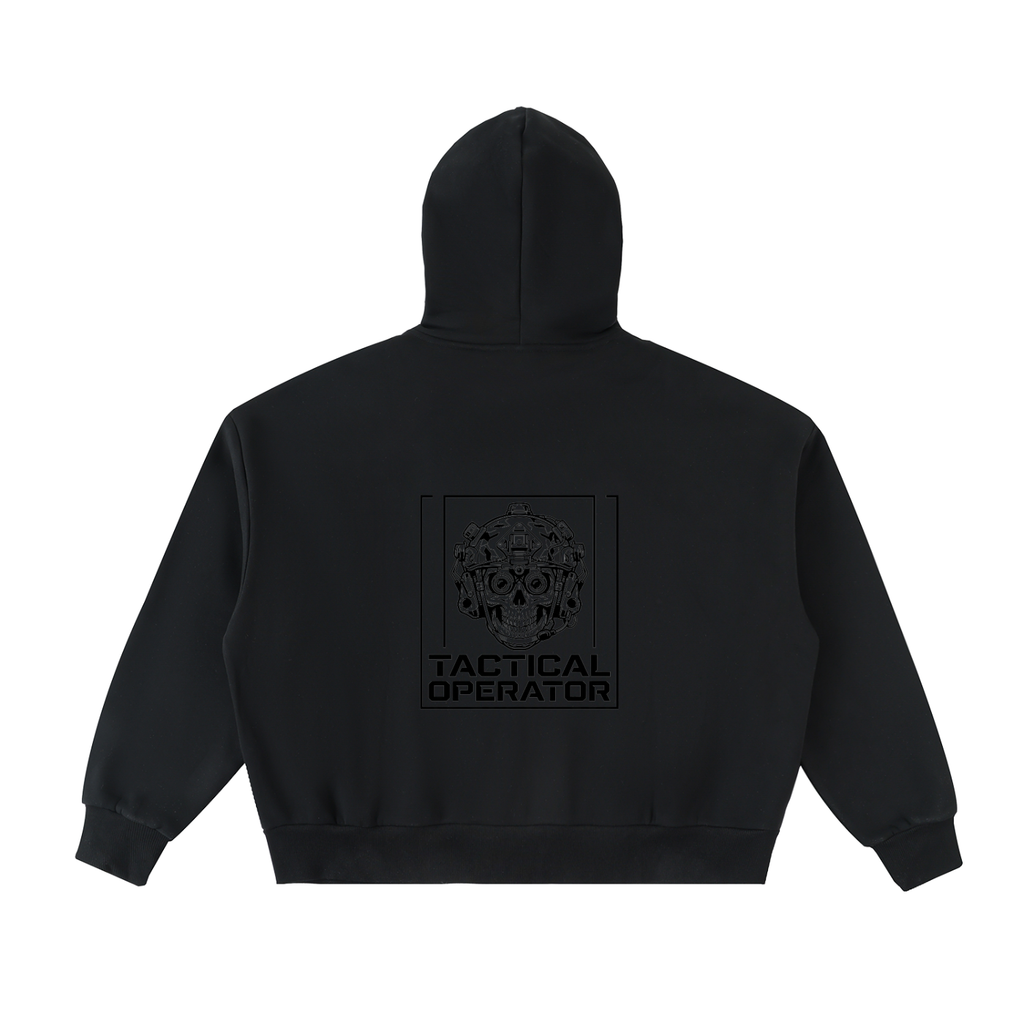 Tac Op Fleeced Full-Zip Boxy Hoodie