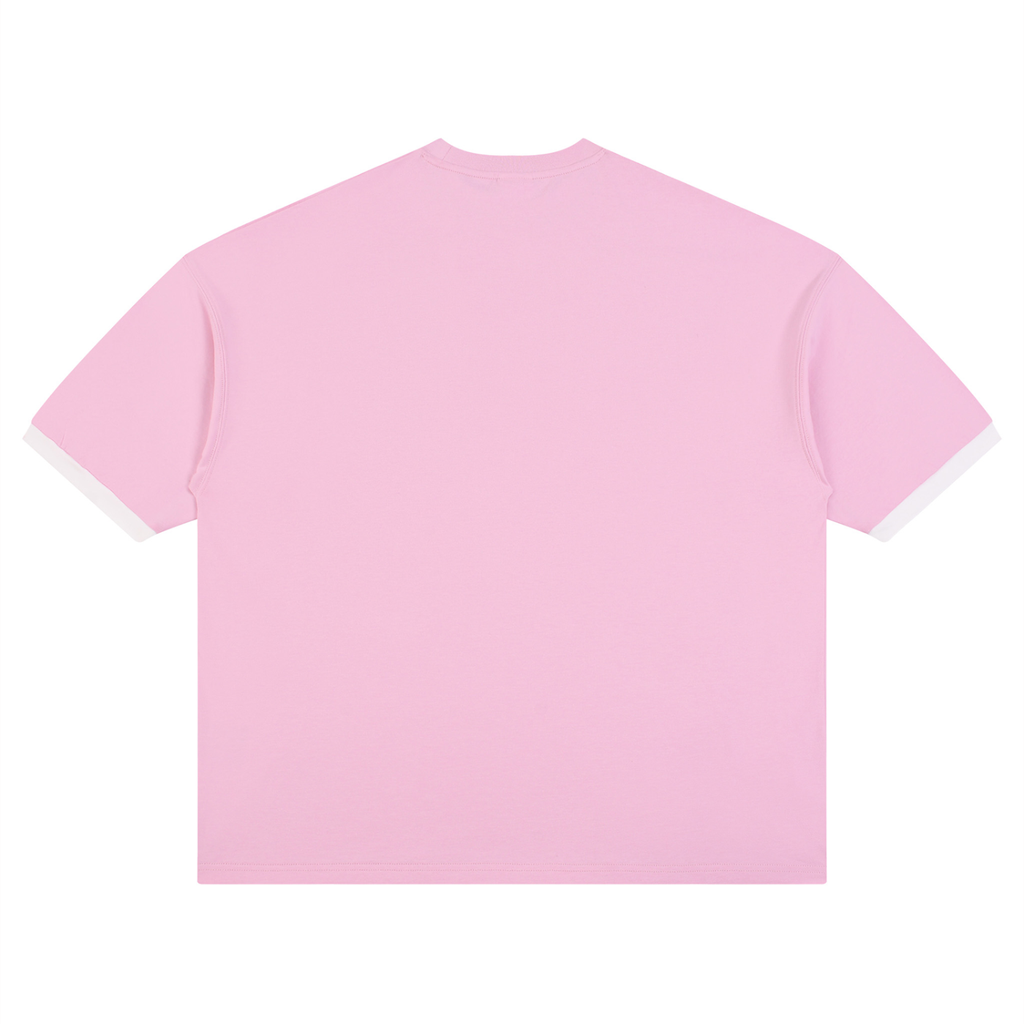 Unisex Color Block Drop Shoulder T-Shirt
