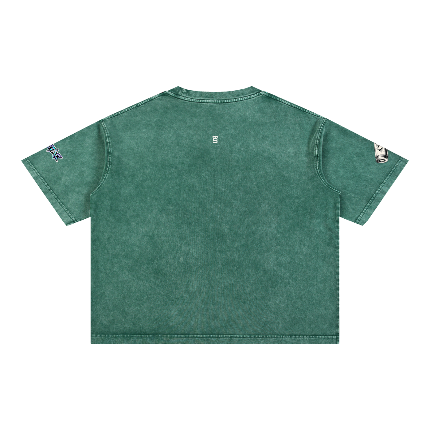 Mineral Wash Boxy Cotton T-Shirt