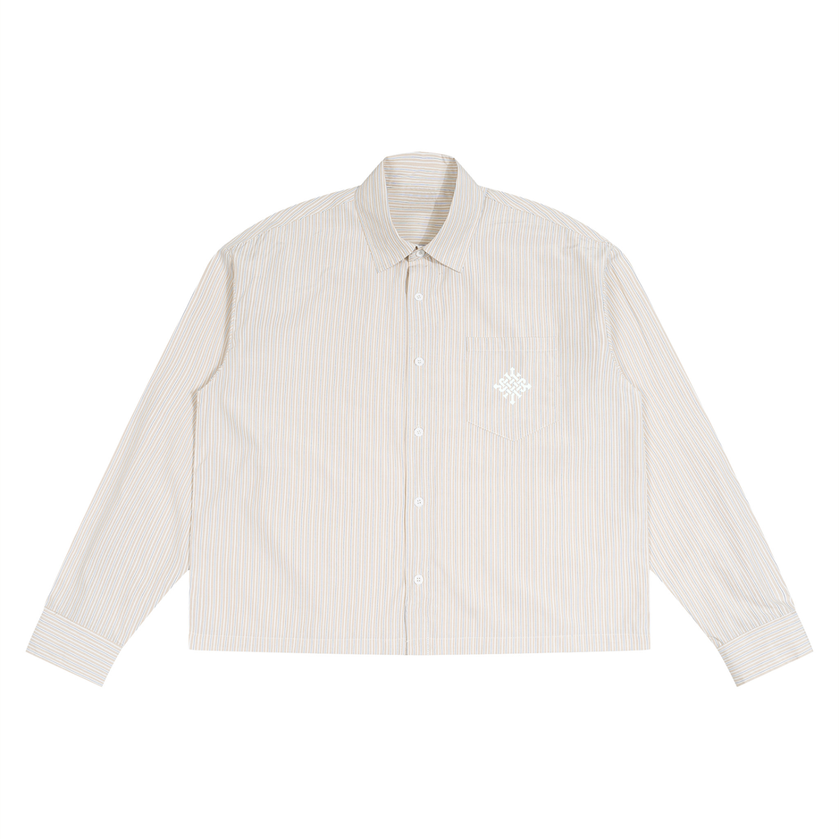 Unisex Boxy Striped Shirt