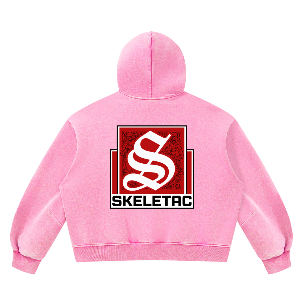Unisex Vintage Wash Boxy Fleece Hoodie