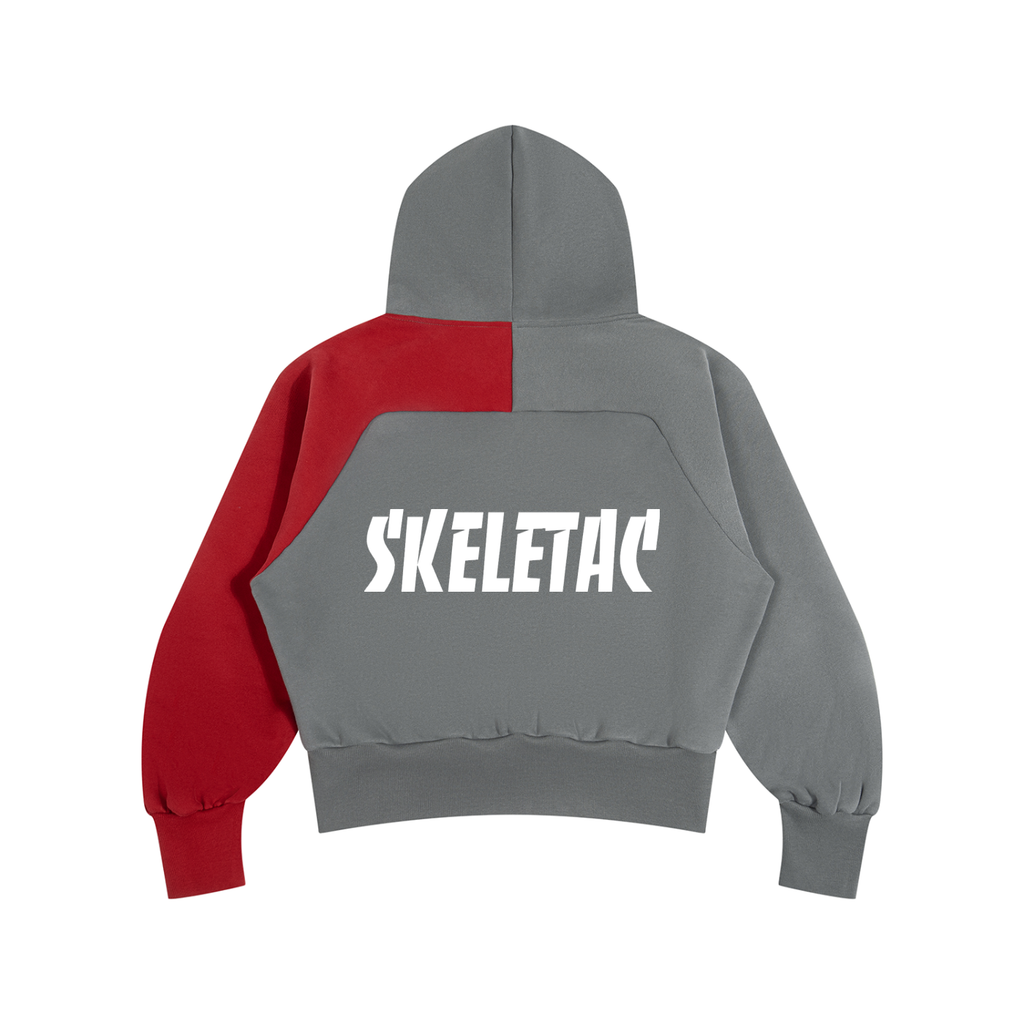 Unisex Color-Block Fleece Hoodie