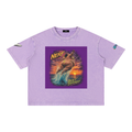 Mineral Wash Boxy Cotton T-Shirt