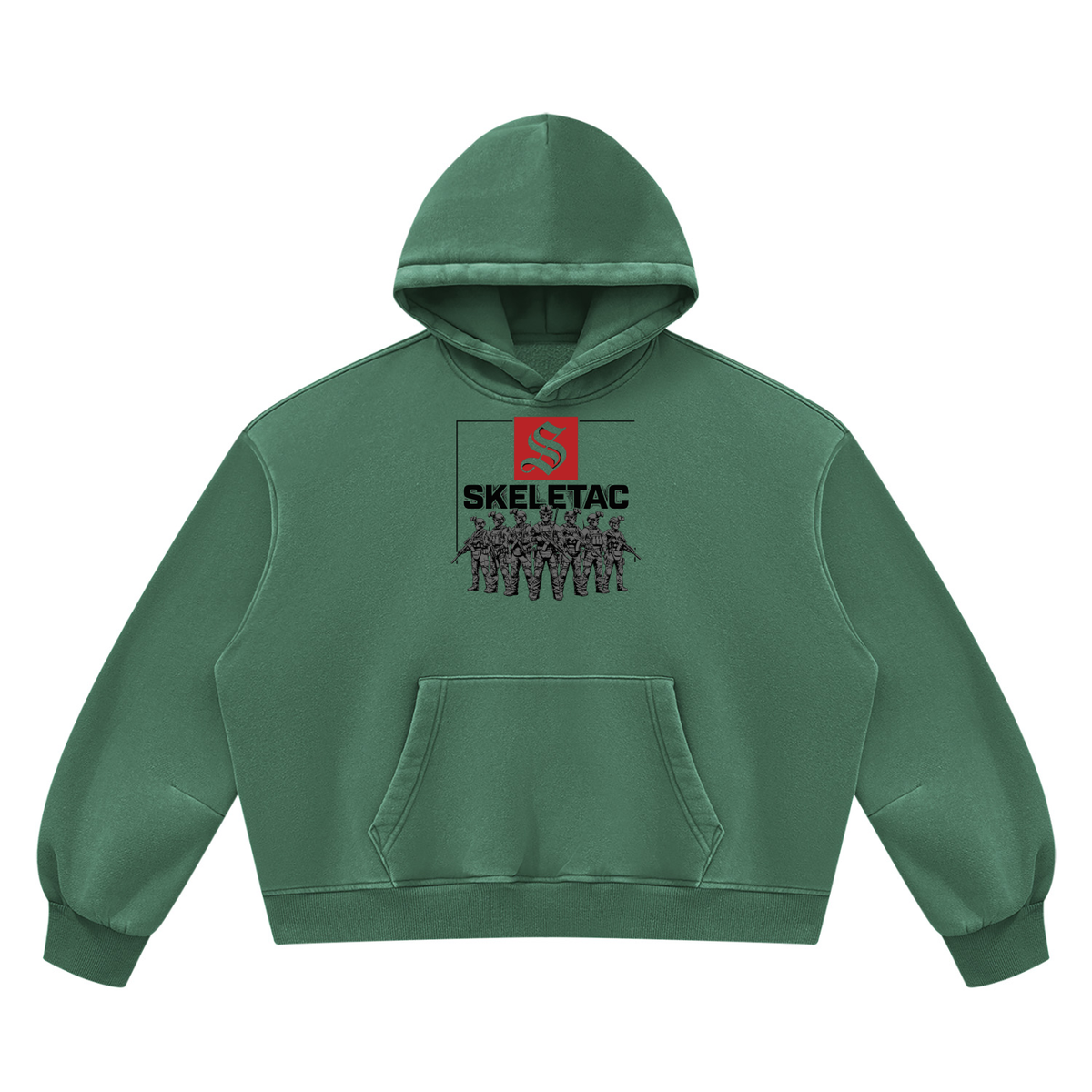 Unisex Vintage Wash Boxy Fleece Hoodie