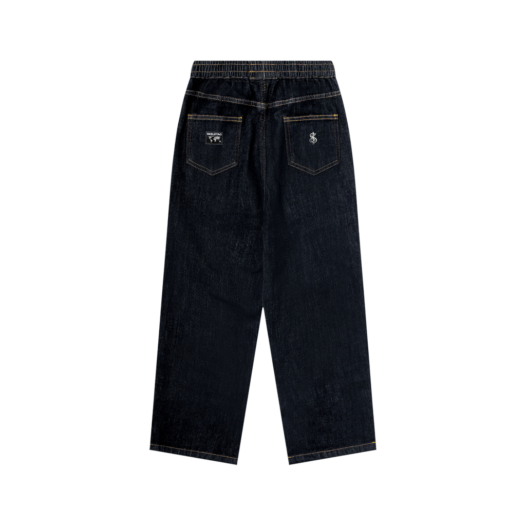 Kid’s Straight Leg Elastic Waist Jeans