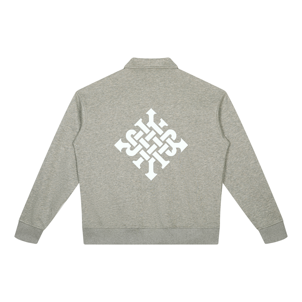 Unisex Boxy Quarter-Zip Sweatshirt