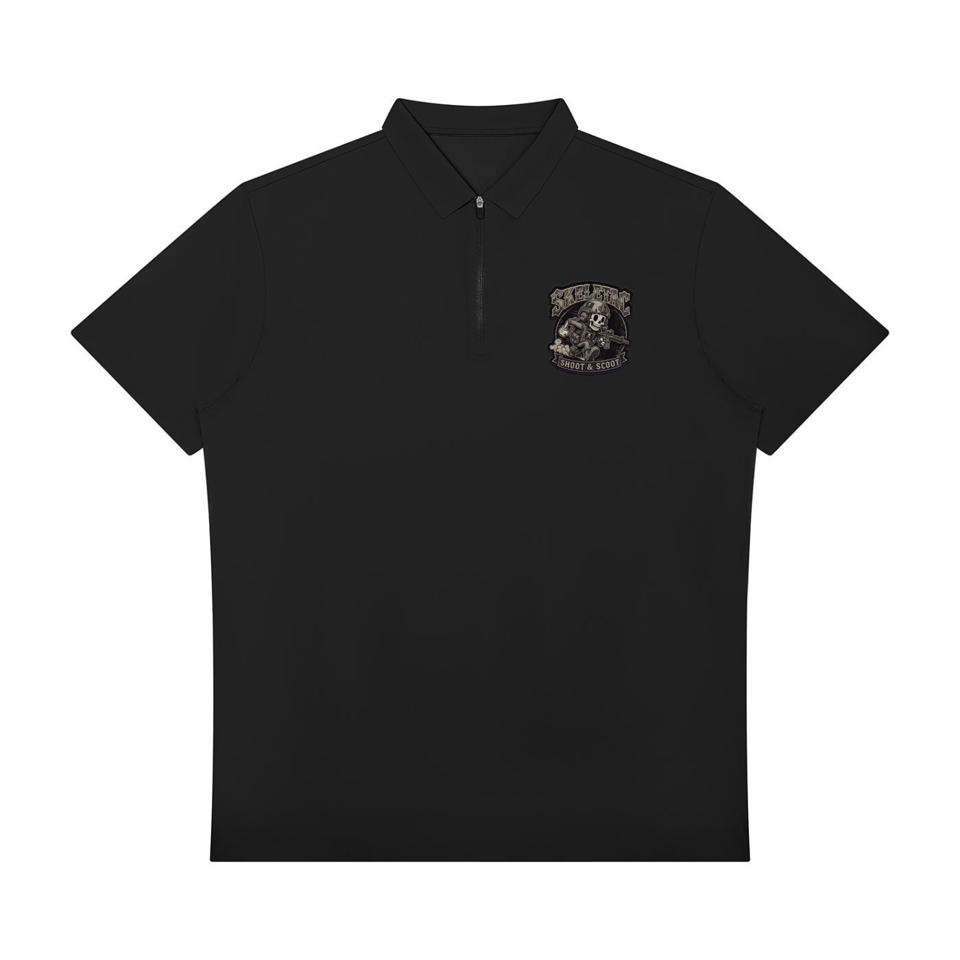 Men's Quarter-Zip Performance Polo Shirt