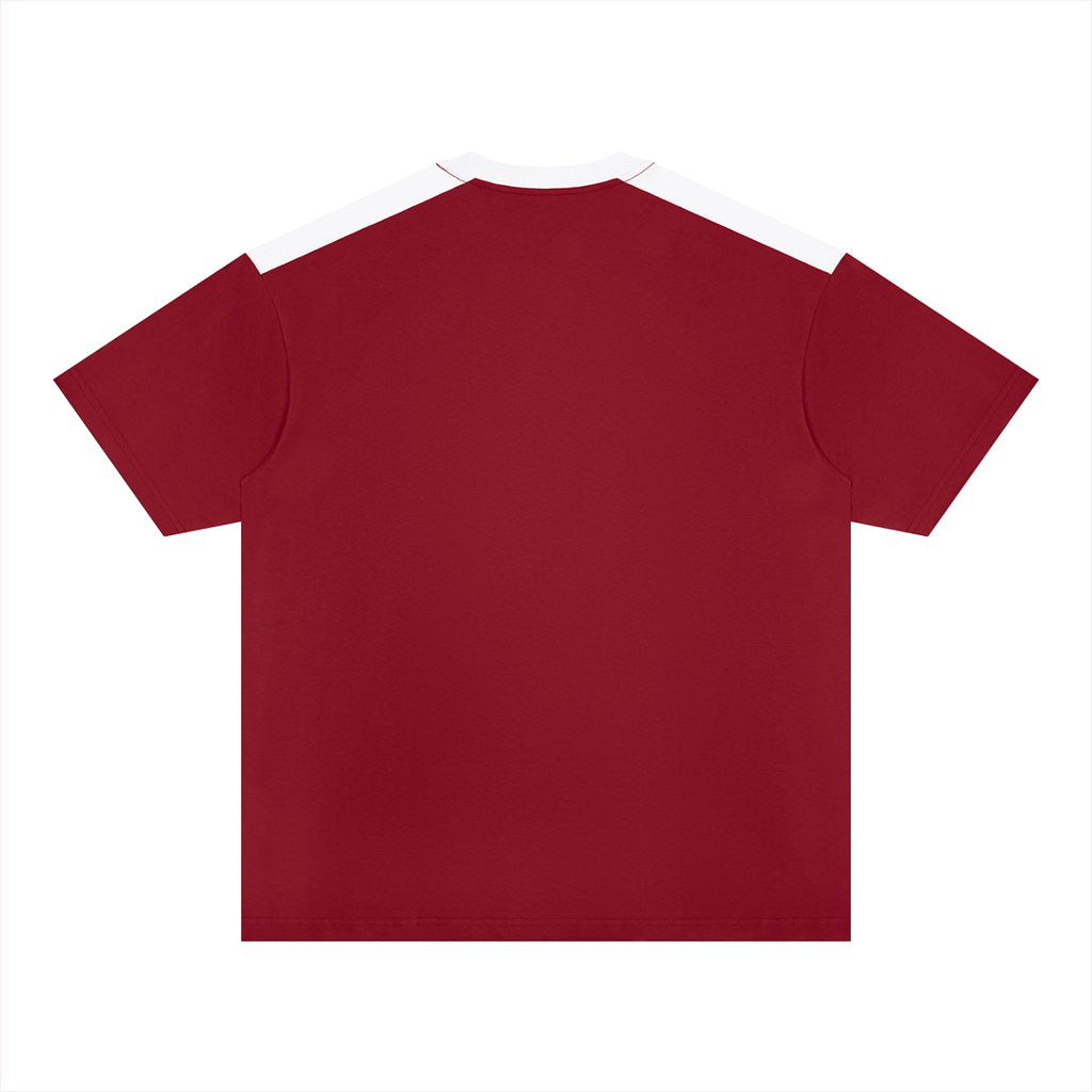 Unisex Color Block Loose T-Shirt