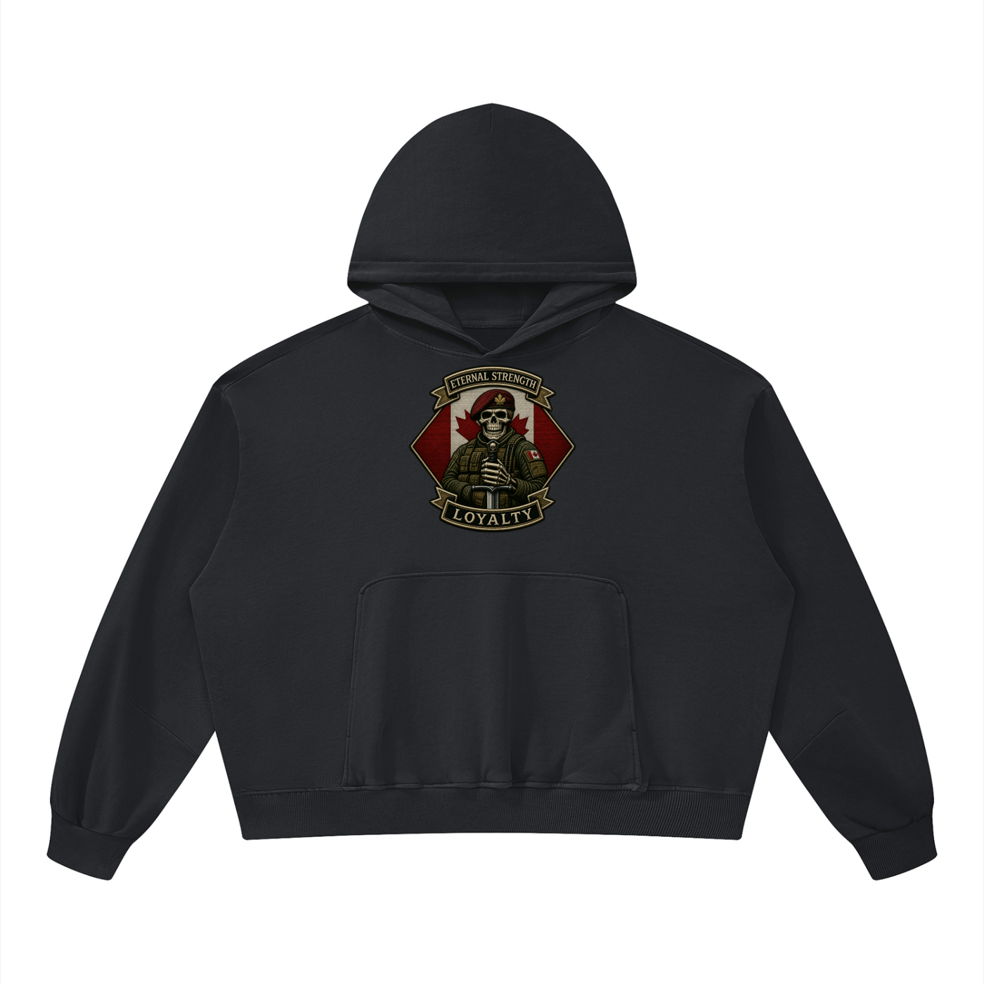 Heros of Canada Boxy Vintage Washed Hoodie