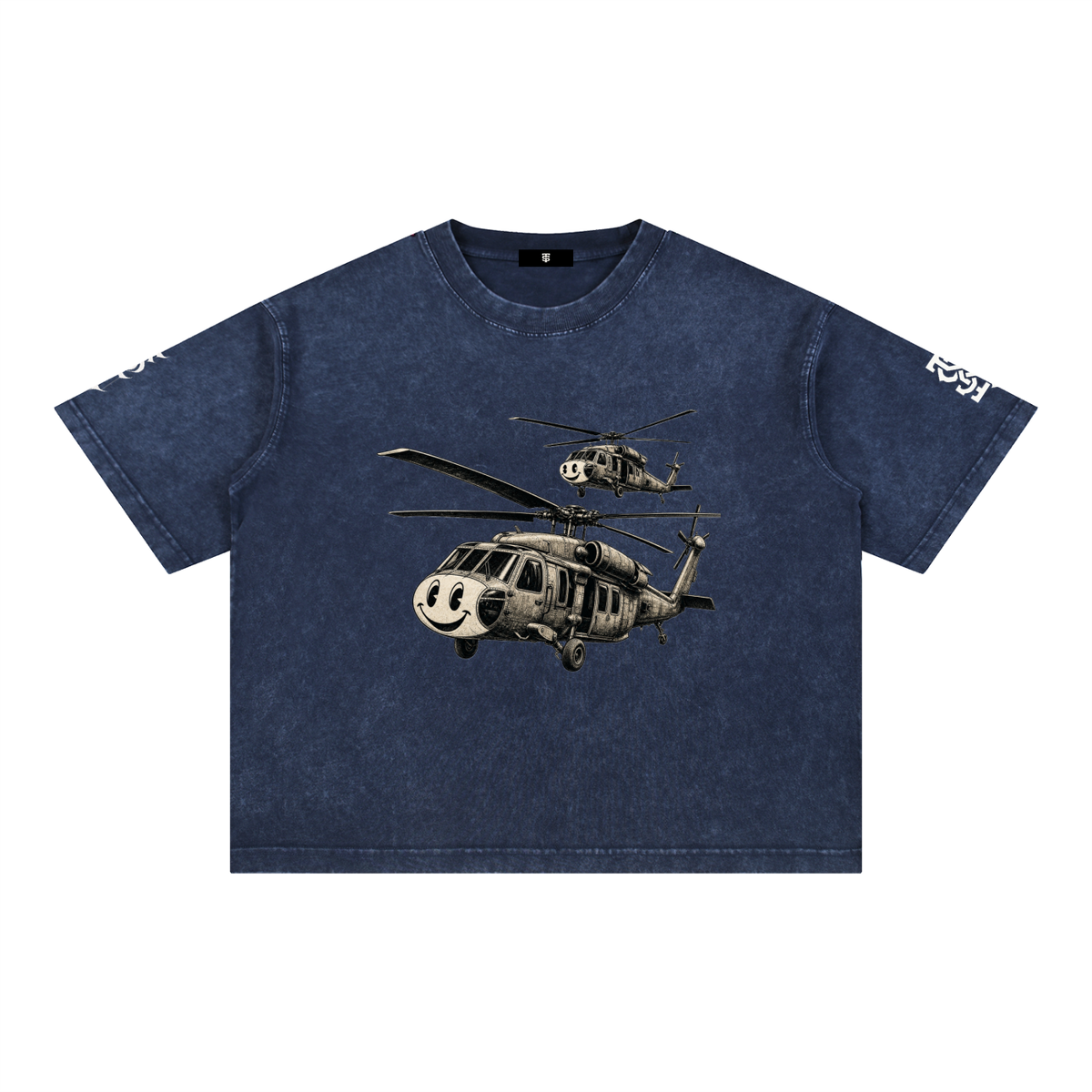 Mineral Wash Boxy Cotton T-Shirt