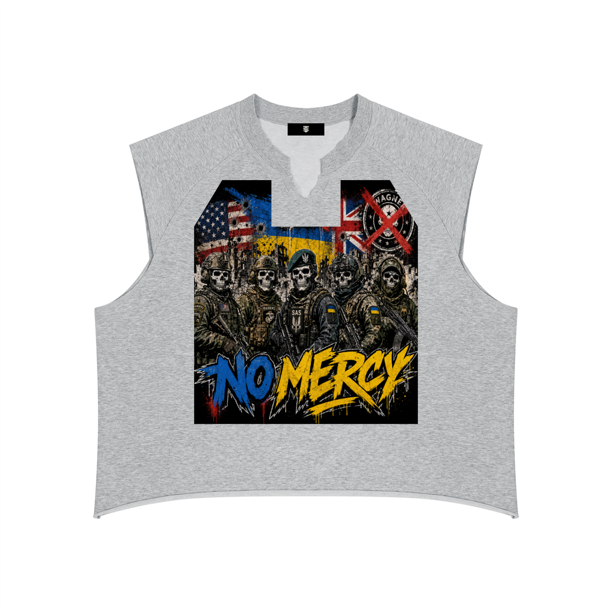 Men’s Boxy Raw Hem Tank Top