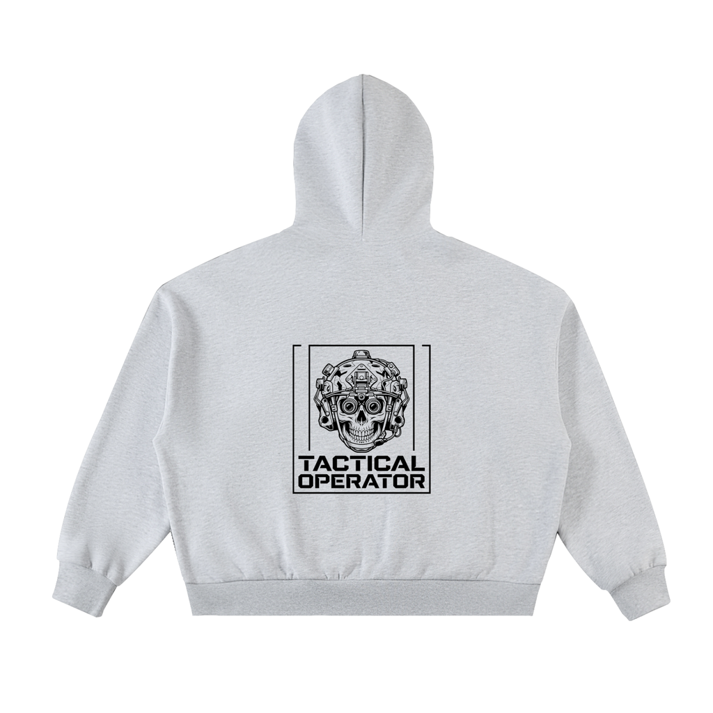Tac Op Fleeced Full-Zip Boxy Hoodie