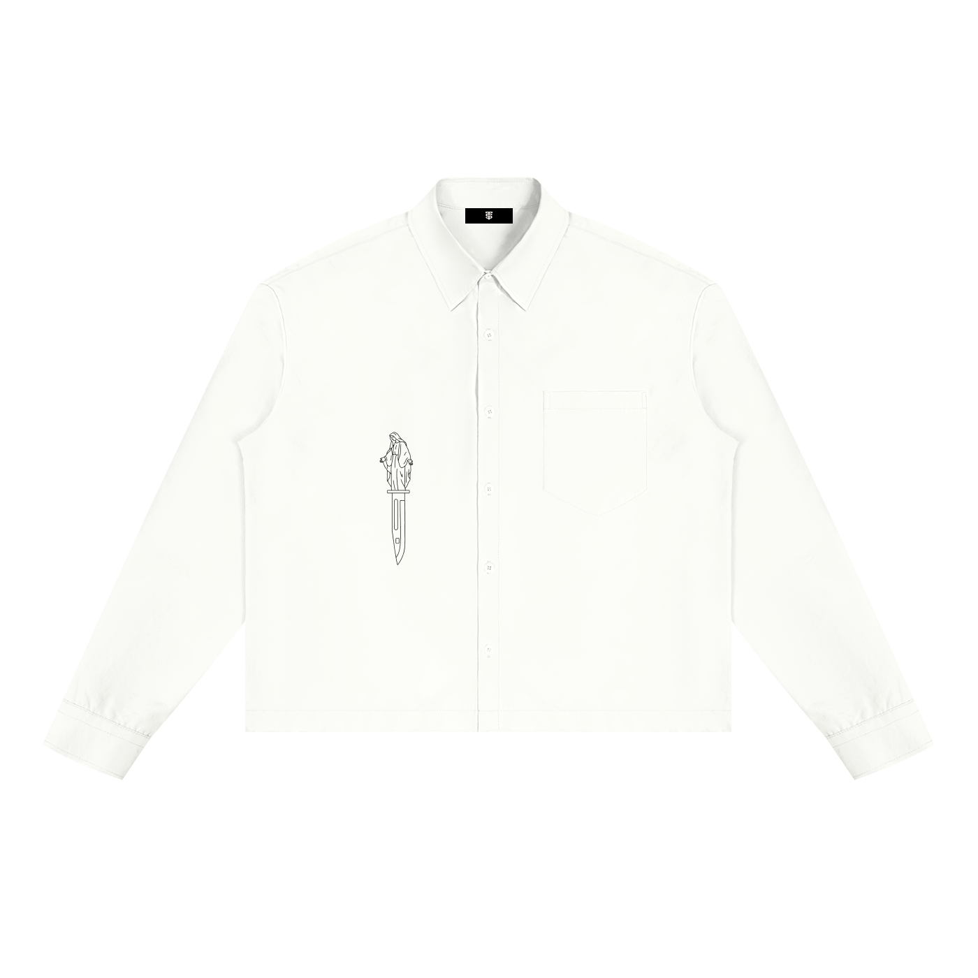 Unisex Boxy Long Sleeve Shirt
