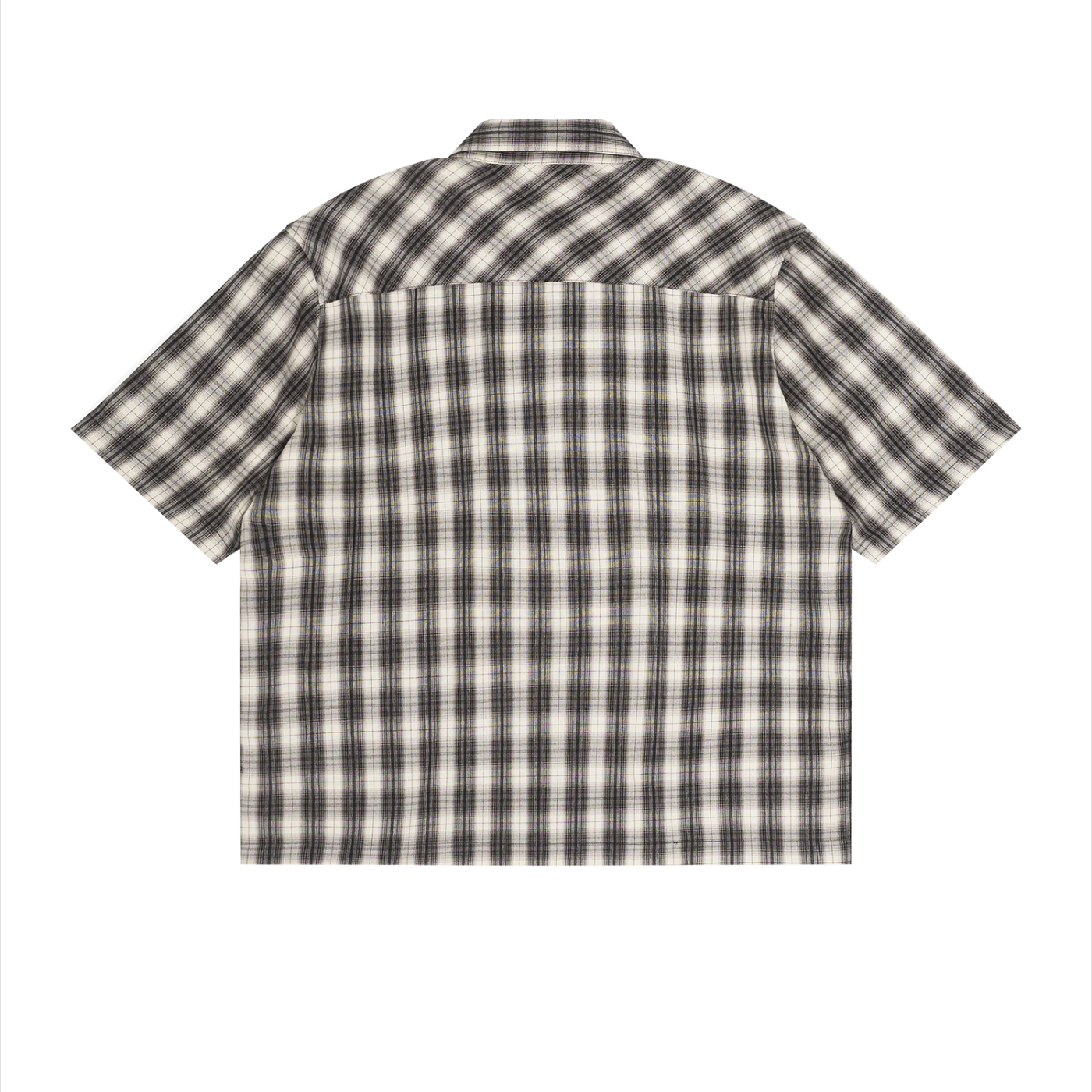 Unisex Boxy Plaid Short Sleeve Shirt