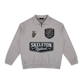 Unisex Vintage Wash Collared Sweatshirt