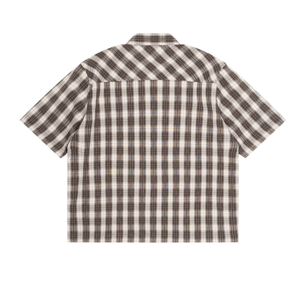 Unisex Boxy Plaid Short Sleeve Shirt