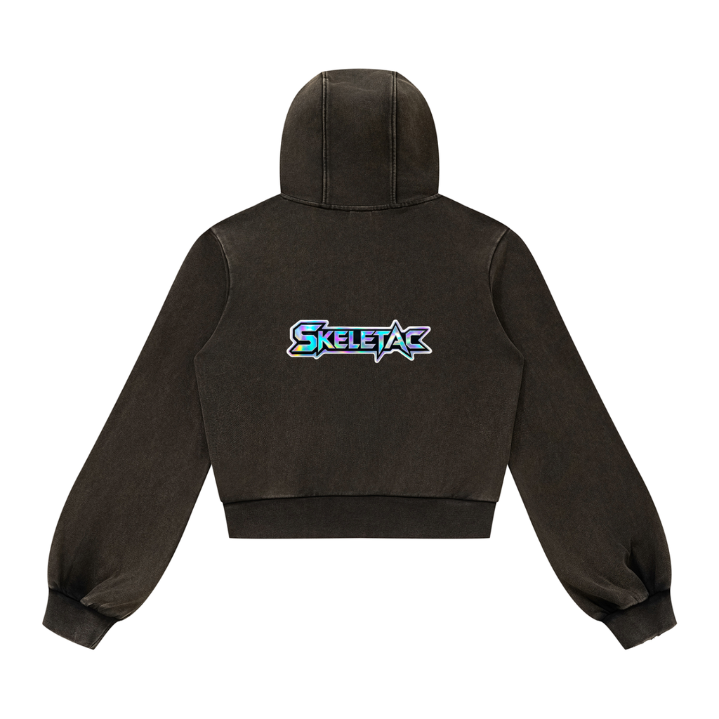 Women’s Vintage Wash Full Zip Hoodie
