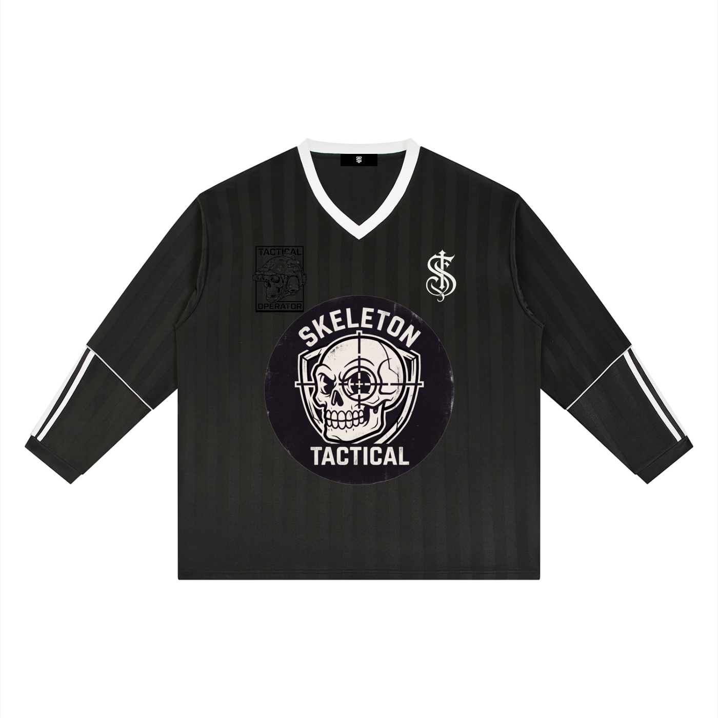 Unisex Striped Soccer Jersey
