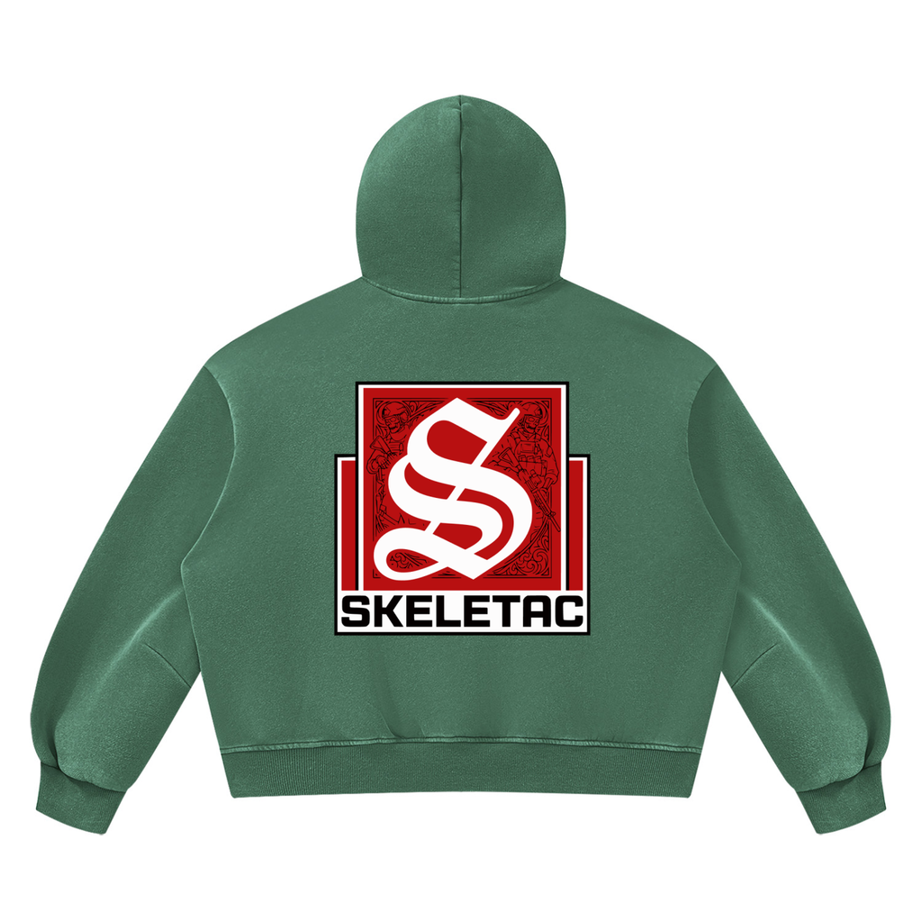 Unisex Vintage Wash Boxy Fleece Hoodie