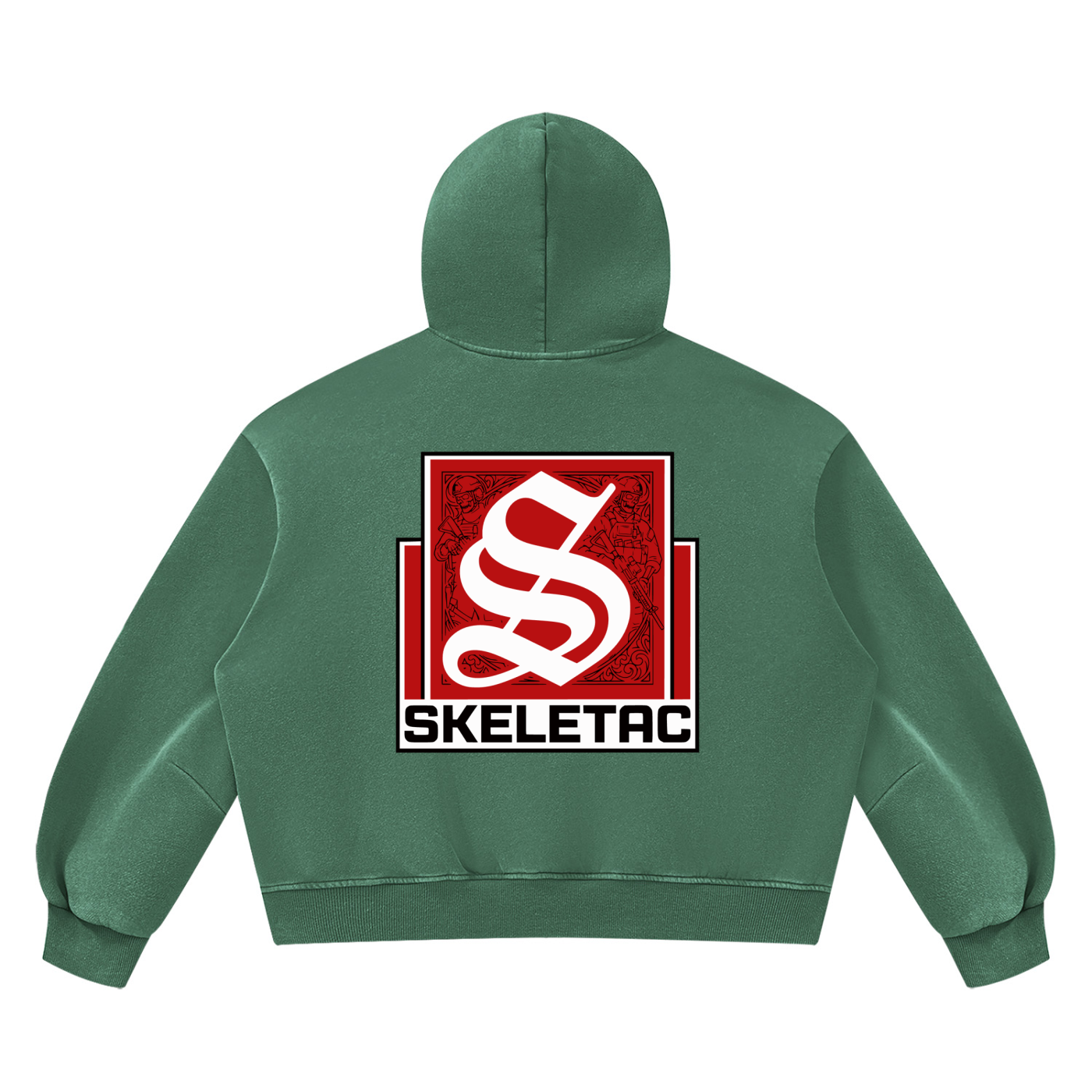 Unisex Vintage Wash Boxy Fleece Hoodie