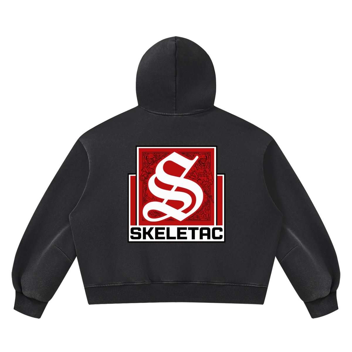 Unisex Vintage Wash Boxy Fleece Hoodie