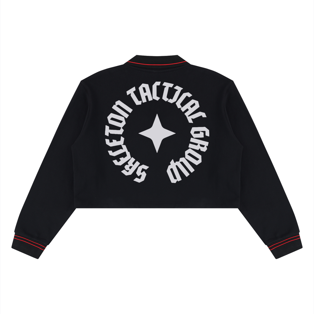 Women’s Crop Collared Sweatshirt