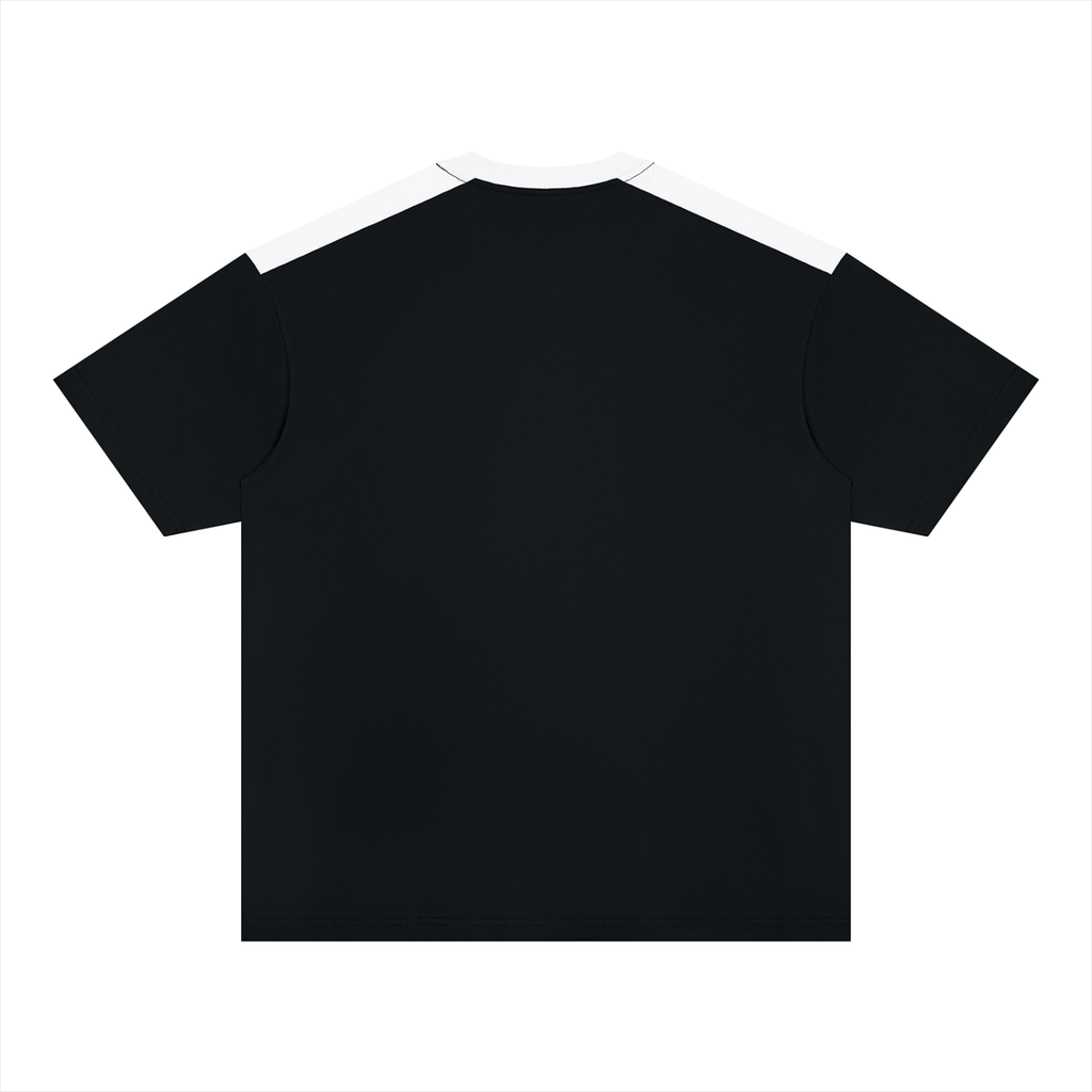 Unisex Color Block Loose T-Shirt