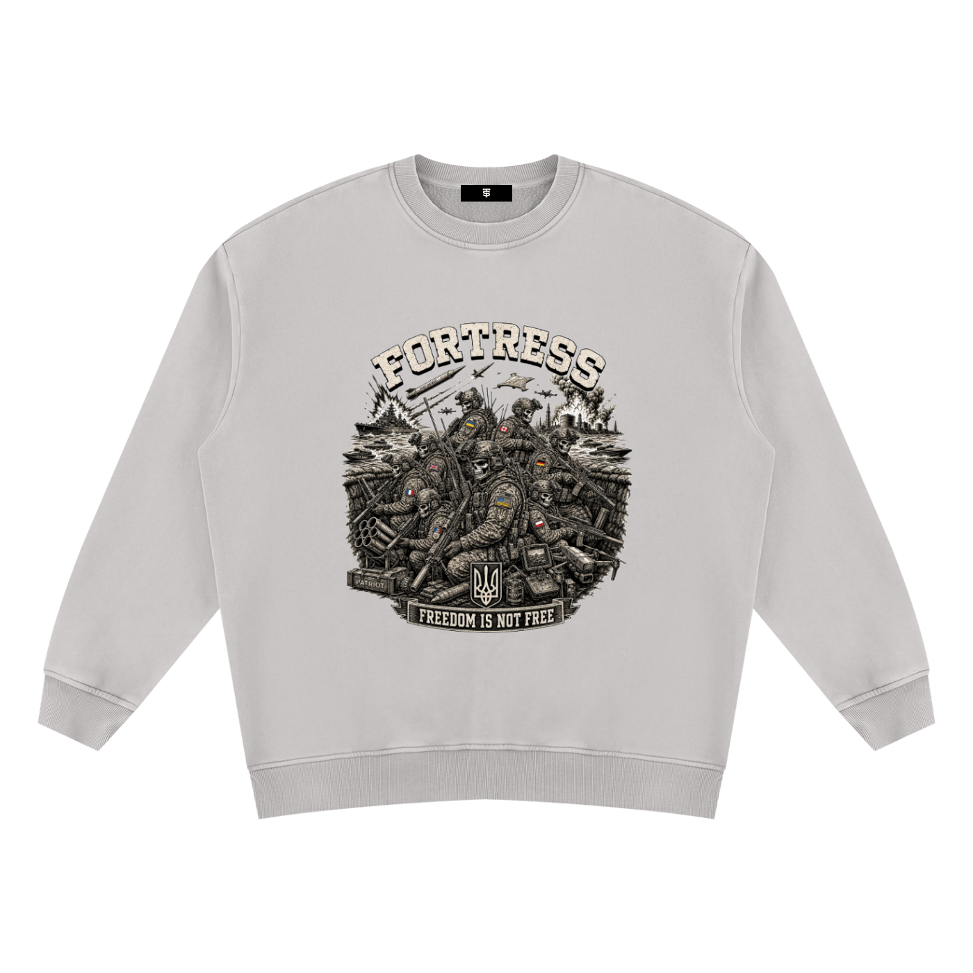 Unisex Vintage Wash Fleece Sweatshirt