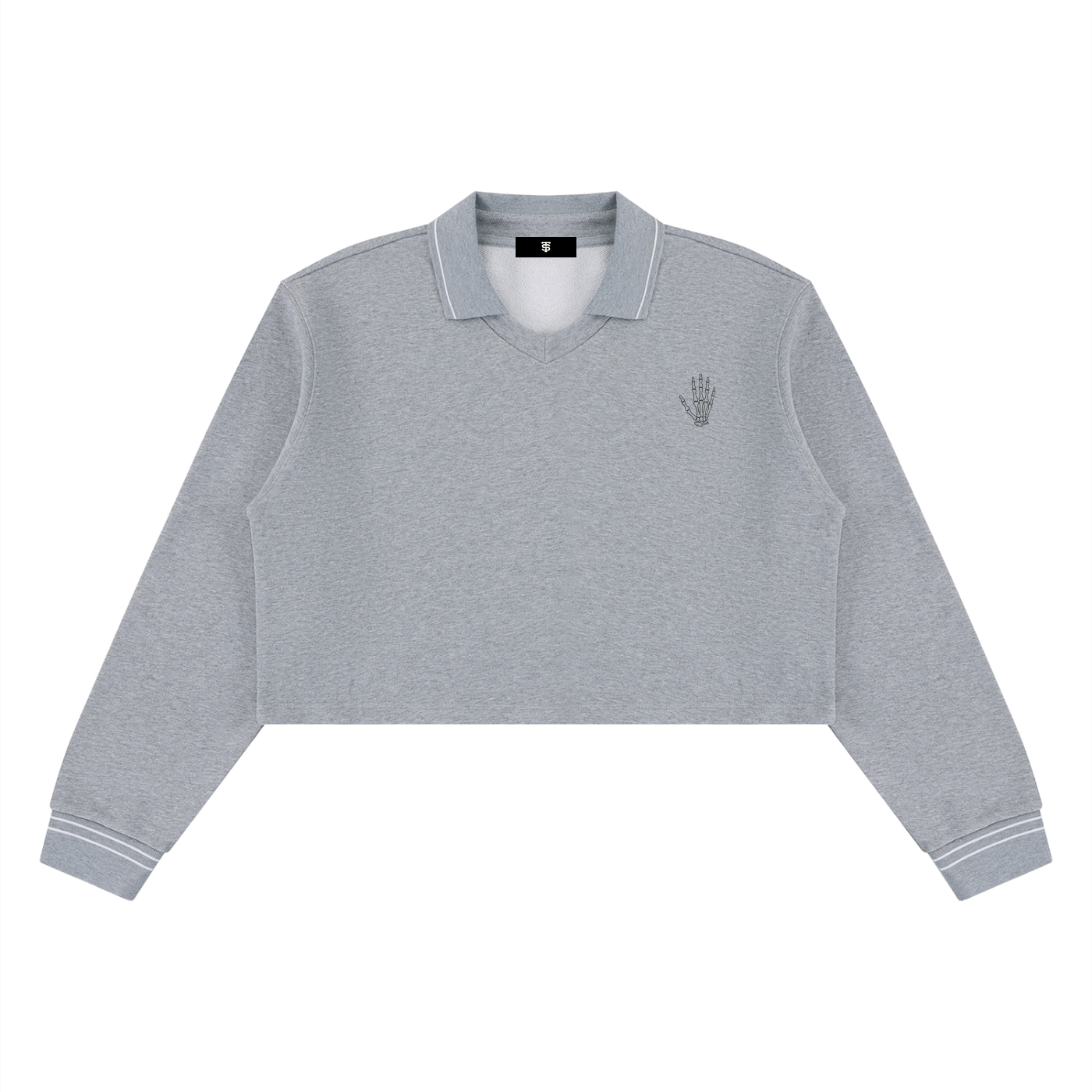 Women’s Crop Collared Sweatshirt
