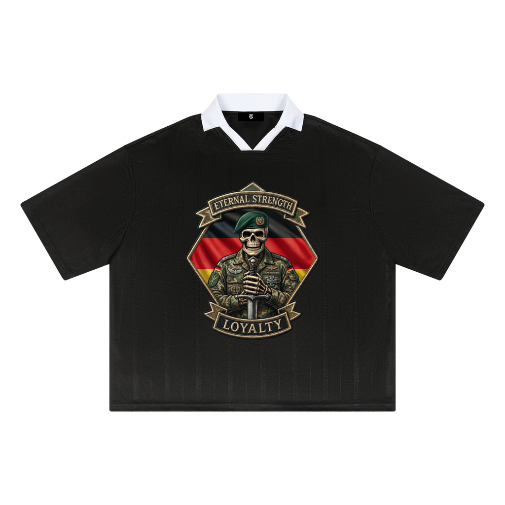 Unisex Striped Boxy Soccer Jersey