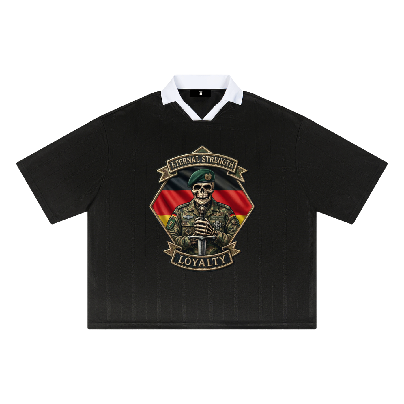 Unisex Striped Boxy Soccer Jersey