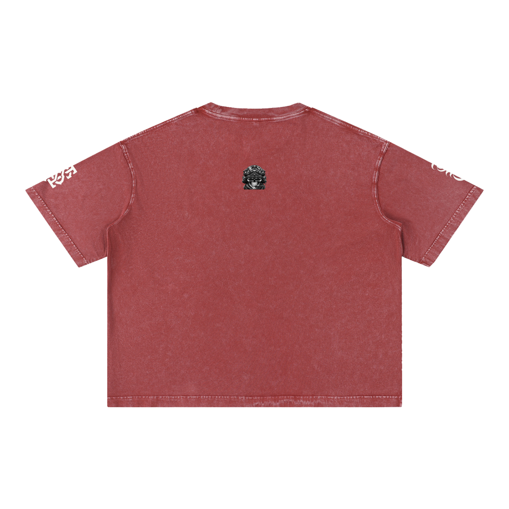 Mineral Wash Boxy Cotton T-Shirt