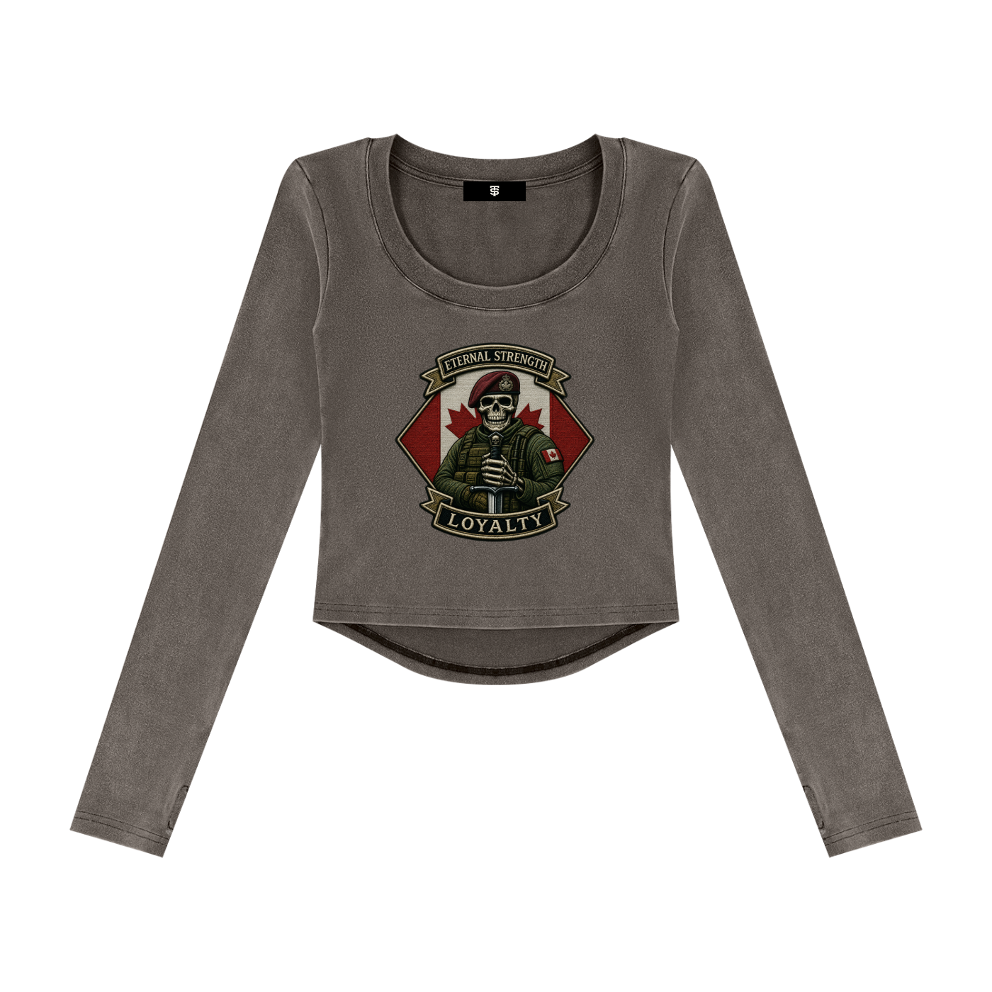 Heros of Canada Women’s Vintage Wash Crop T-Shirt