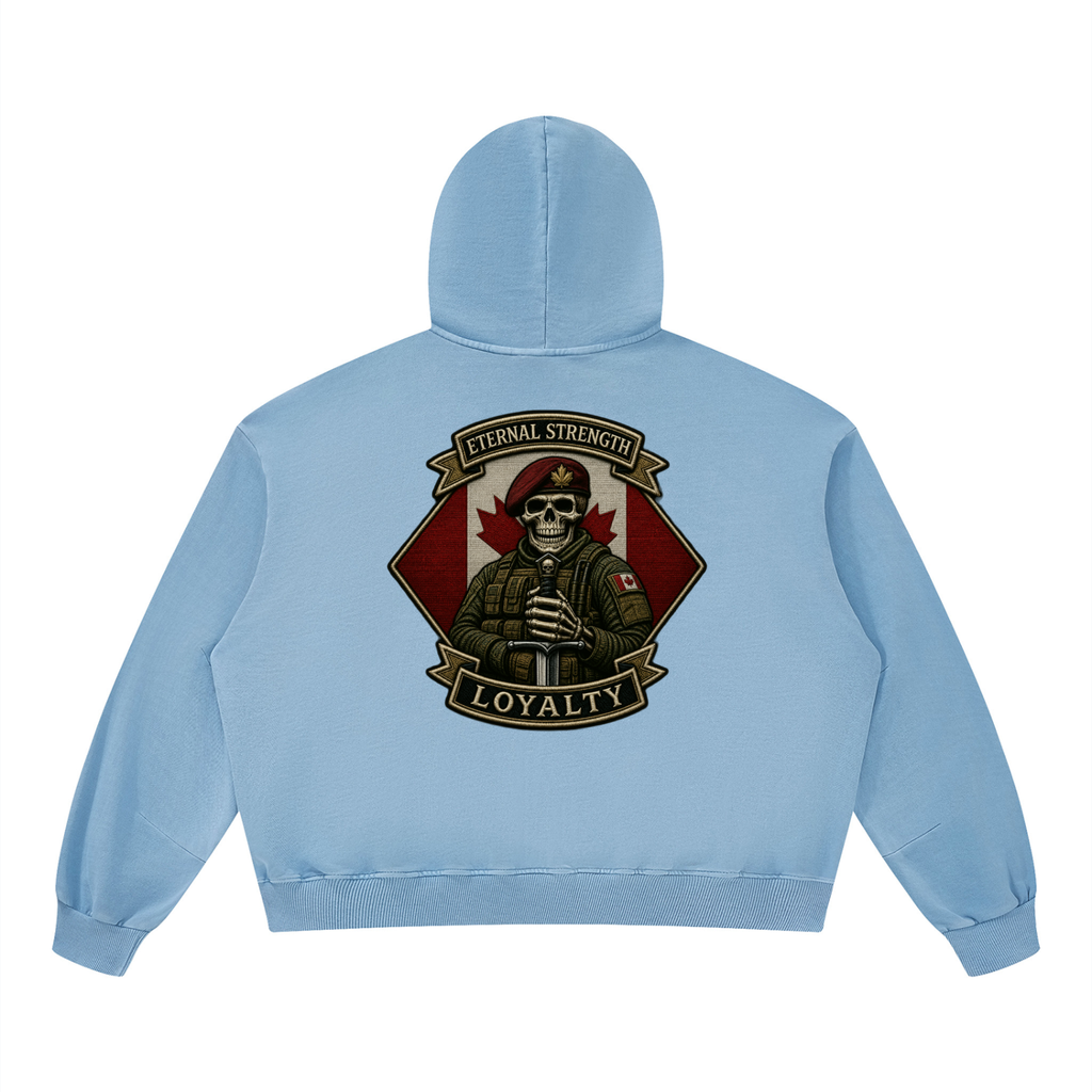 Unisex Boxy Vintage Washed Hoodie